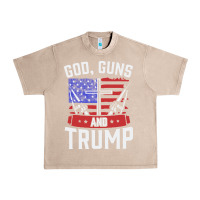 French Oak god guns and trump Urban Heavy Tee - artisFamous