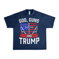 Navy god guns and trump Urban Heavy Tee - artisFamous