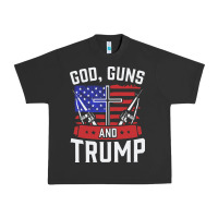 Pigment Black god guns and trump Urban Heavy Tee - artisFamous