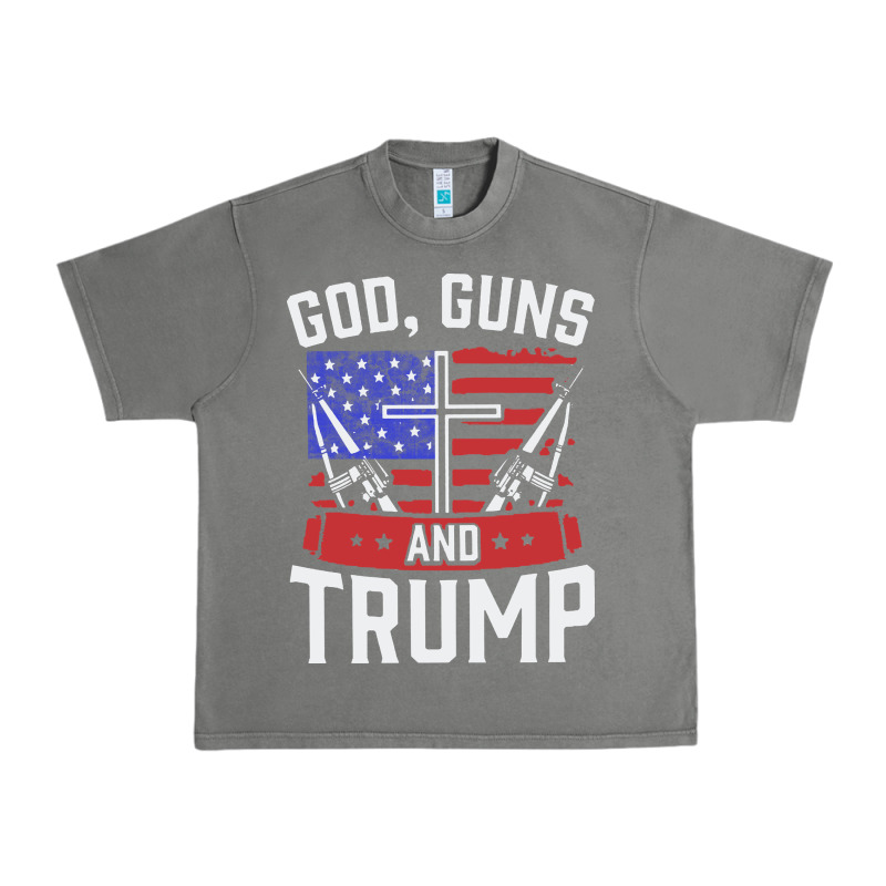 God Guns And Trump Urban Heavy Tee by artisFamous | Teevron