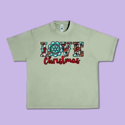 Christmas Gemstone Love Urban Heavy Tee Designed By Ranaportraitstore