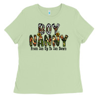 Matcha boy nanny from son up to son down Ladies Tee - CowhideDigitalArt