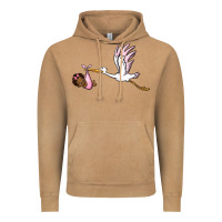 Vintage Camel stork with black baby girl Vintage Hoodie - BarkalooDesign