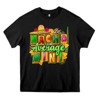 Black nacho average mini Heavy Core Tee - FaDigitalArtStudio