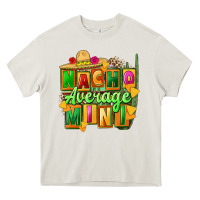 Cream nacho average mini Heavy Core Tee - FaDigitalArtStudio
