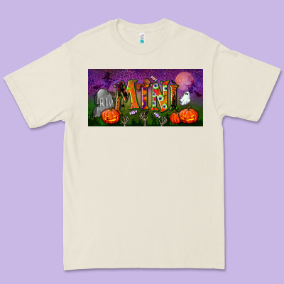 Halloween Mini License Plate Premium Tee Designed By Bundleandbundleshop