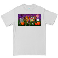 Dove Grey halloween mini license plate Premium Tee - BundleAndBundleShop