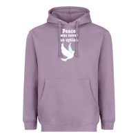 Lavender Peace Was Never An Option Heavyweight Hoodie - Bettercallsaul