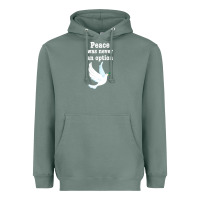 Sage Peace Was Never An Option Heavyweight Hoodie - Bettercallsaul