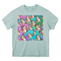 Arona Easter Bunny With Truck Seamless Pattern Heavy Core Tee - BundleAndBundleShop