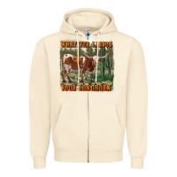 Sandshell whatever lassos your longhorn Zipper Hoodie - RanaPortraitStore