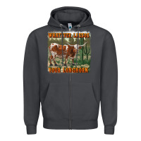 Smoke whatever lassos your longhorn Zipper Hoodie - RanaPortraitStore
