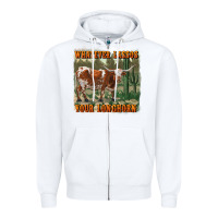 White whatever lassos your longhorn Zipper Hoodie - RanaPortraitStore
