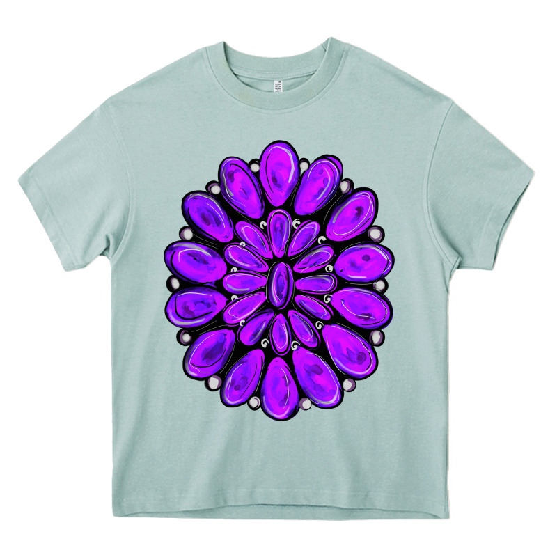 Purple Gemstone Jewelny Heavy Core Tee by RanaPortraitStore | Teevron