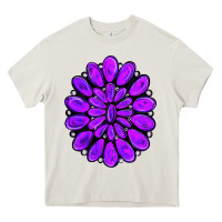 Cream purple gemstone jewelny Heavy Core Tee - RanaPortraitStore