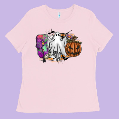 Boo Ladies Tee Designed By Sublimationcraftshop