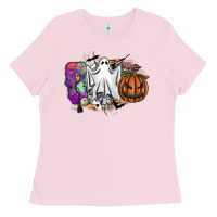 Bubblegum Pink boo Ladies Tee - SublimationCraftShop