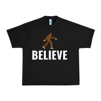 Black believe bigfoot white Urban Heavy Tee - artisFamous