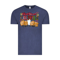 Vintage Denim christmas calories dont count Vintage Tee - CowhideDigitalArt
