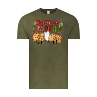 Vintage Olive christmas calories dont count Vintage Tee - CowhideDigitalArt
