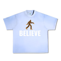 Grape Ice believe bigfoot white Urban Heavy Tee - artisFamous