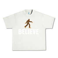 Pistachio believe bigfoot white Urban Heavy Tee - artisFamous