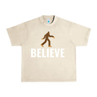 Sandshell believe bigfoot white Urban Heavy Tee - artisFamous
