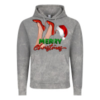 Cloud Rock merry Christmas heels Vintage Hoodie - BarkalooDesign