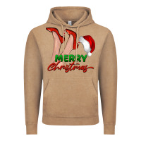 Vintage Coffee merry Christmas heels Vintage Hoodie - BarkalooDesign