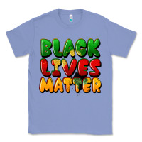 Colony Blue black lives matter Classic Tee - FaDigitalArtStudio
