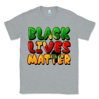 Heather Grey black lives matter Classic Tee - FaDigitalArtStudio