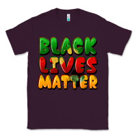 Plum black lives matter Classic Tee - FaDigitalArtStudio