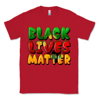 Red black lives matter Classic Tee - FaDigitalArtStudio