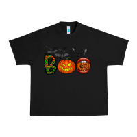 Black boo halloween Urban Heavy Tee - CowhideDigitalArt