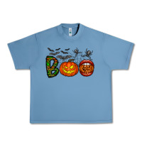 Pebble Blue boo halloween Urban Heavy Tee - CowhideDigitalArt