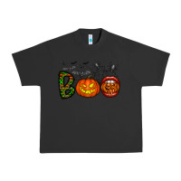 Pigment Black boo halloween Urban Heavy Tee - CowhideDigitalArt