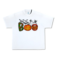 White boo halloween Urban Heavy Tee - CowhideDigitalArt