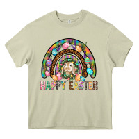 Mossy Happy Easter Rainbow Heavy Core Tee - BundleAndBundleShop