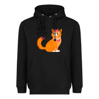 Black I Am Good Kittiy Heavyweight Hoodie - Bettercallsaul