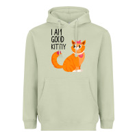 Matcha I Am Good Kittiy Heavyweight Hoodie - Bettercallsaul