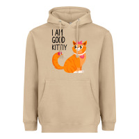 Mushroom I Am Good Kittiy Heavyweight Hoodie - Bettercallsaul