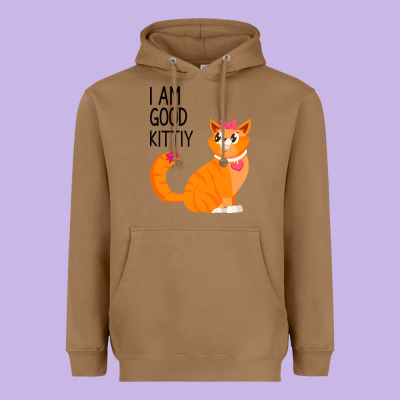 I Am Good Kittiy Heavyweight Hoodie Designed By Bettercallsaul