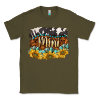 Army Green western mini Classic Tee - BarkalooDesign