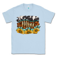 Dusty Blue western mini Classic Tee - BarkalooDesign