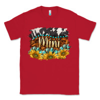 Red western mini Classic Tee - BarkalooDesign