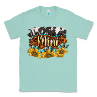 Seafoam western mini Classic Tee - BarkalooDesign