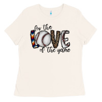Bone for the love of the game baseball Ladies Tee - CowhideDigitalArt