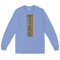Colony Blue Fall Pattern Long Sleeve Tee - Artiststas