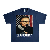 Navy Notorious R.B.G. Funny Progressive, Liberal Ruth Bader Ginsburg Urban Heavy Tee - artisFamous