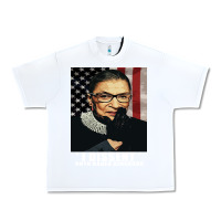 White Notorious R.B.G. Funny Progressive, Liberal Ruth Bader Ginsburg Urban Heavy Tee - artisFamous